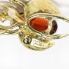Picture of Vintage 14k Gold, Enamel, Garnet & Pearl Insect Pin