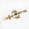 Picture of Antique 14k Gold, Pearl & Diamond Lavalier Pendant
