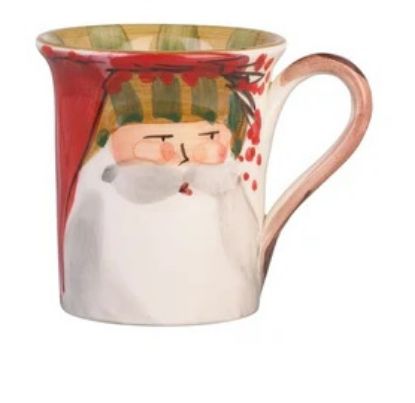 Picture of Mug, Santa with Striped Hat