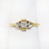 Picture of Antique Early 20th Century 18k Gold, Platinum & Diamond Ring