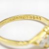 Picture of Antique Early 20th Century 18k Gold, Platinum & Diamond Ring