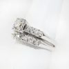 Picture of Vintage 14k White Gold & Diamond Bridal Ring Set