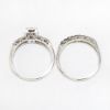 Picture of Vintage 14k White Gold & Diamond Bridal Ring Set