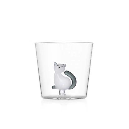Picture of Pair of Tumblers - Cat with Smoky Tail 