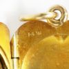 Picture of Vintage 14k Gold & Seed Pearl Heart Locket