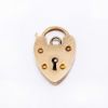 Picture of Antique 9k English Gold Heart Padlock Charm