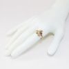 Picture of Antique Victorian 14k Gold, Diamond & Ruby Crescent Moon & Star Ring