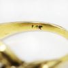 Picture of Vintage Hand Wrought 14k Gold & Diamond Rose Ring