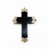 Picture of Victorian 10k Gold & Whitby Jet Mourning Cross Pendant