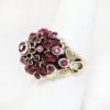 Picture of Vintage 8k Two-Tone Gold, Ruby & Pink Sapphire Thai Princess/Harem Ring