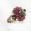 Picture of Vintage 8k Two-Tone Gold, Ruby & Pink Sapphire Thai Princess/Harem Ring