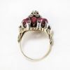 Picture of Vintage 8k Two-Tone Gold, Ruby & Pink Sapphire Thai Princess/Harem Ring