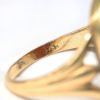 Picture of Vintage 14k Gold & Intaglio Carved Carnelian Signet Ring