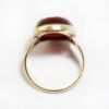 Picture of Vintage 14k Gold & Intaglio Carved Carnelian Signet Ring