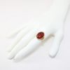 Picture of Vintage 14k Gold & Intaglio Carved Carnelian Signet Ring