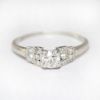 Picture of Antique Art Deco Iridium Platinum & Diamond Engagement Ring