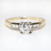 Picture of Vintage 14k Two-Tone Gold & Diamond Engagement Ring