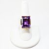 Picture of 14k Yellow Gold Amethyst Ring