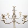 Picture of 20" Classical Music Continental Silver Candleabra Pair