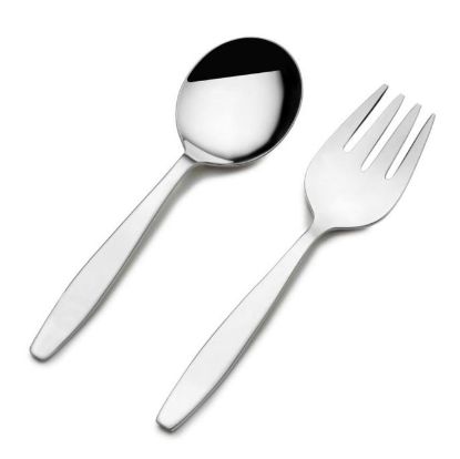 Picture of 2-Piece Sterling Plain Baby Fork & Spoon