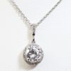 Picture of 18k White Gold Diamond Pendant
