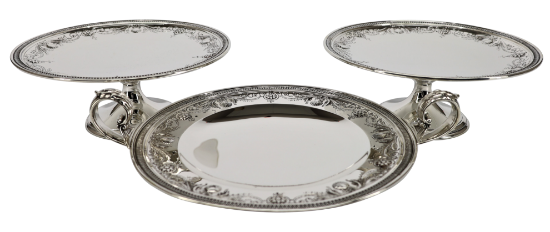Picture of 3-Piece Tazza Set With Shell Motif by Tiffany & Co.