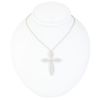 Picture of 18k White Gold Diamond Cross Pendant
