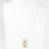 Picture of 14k Two Tone Gold Pavé Set White & Yellow Diamond Pendant