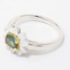 Picture of 18k Two Tone Gold Diamond and Alexandrite Ring