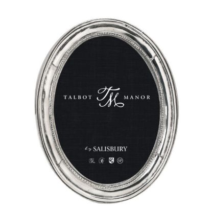Picture of Salisbury Pewter 'Talbot Manor' 5x7" Oval Caroline Frame