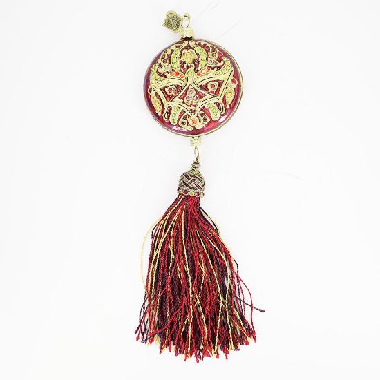 Picture of Ruby Red Tassel Ornament 