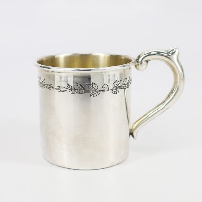 Picture of Floral Baby Cup Sterling Silver
