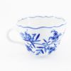Picture of Blue Onion Cups. Saucers and Serving Dish
