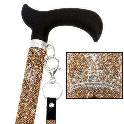 Picture of Jacqueline Kent 'Crowned Jewel Collection' Gold Sugar Cane