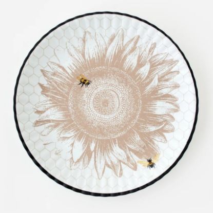Picture of Melamine 'Busy Bees' Sunflower Platter