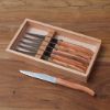 Picture of Laguiole Olive Wood 6-Piece Steak Knife Set