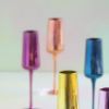 Picture of Padparadscha 'Rainbow Reflective' Glass Champagne Flute Pair