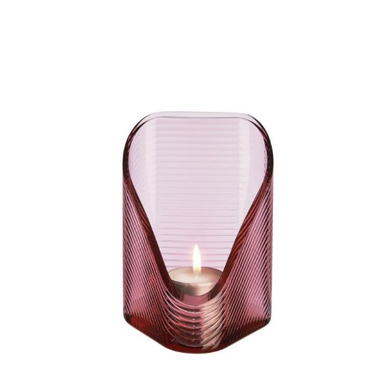 Picture of 'Mist Lights' Dusty Rose Votive Holder, Medium