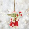 Picture of Grogu with Candy Cane Ornament