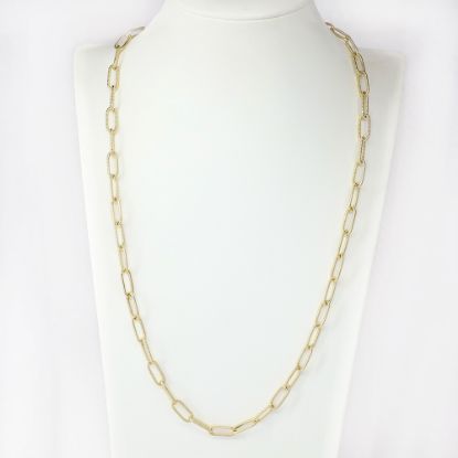 Picture of 14k Yellow Gold Paperclip Chain