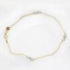 Picture of 14k Two Tone Gold Infinity Station Anklet
