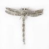 Picture of 18k White Gold Diamond & Sapphire Dragonfly Brooch