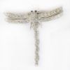 Picture of 18k White Gold Diamond & Sapphire Dragonfly Brooch