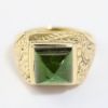 Picture of 14k Yellow Gold Green Tourmaline Ring