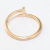 Picture of 14k Rose Gold Diamond Nail Ring