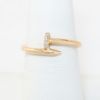 Picture of 14k Rose Gold Diamond Nail Ring