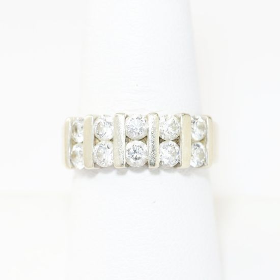 Picture of 14k White Gold Diamond Ring Band