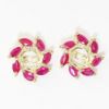 Picture of 14k Yellow Gold Ruby Earring Jackets