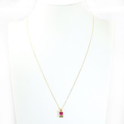 Picture of 14k Yellow Gold Tourmaline Pendant