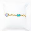 Picture of 14k Yellow Gold Australian Opal Bracelet